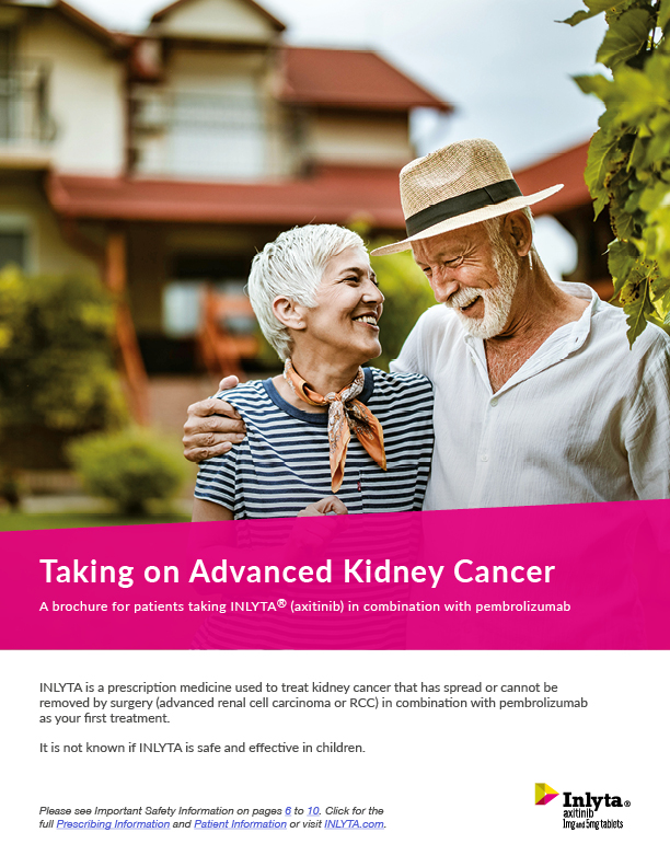 INLYTA® (axitinib) with pembrolizumab patient brochure
